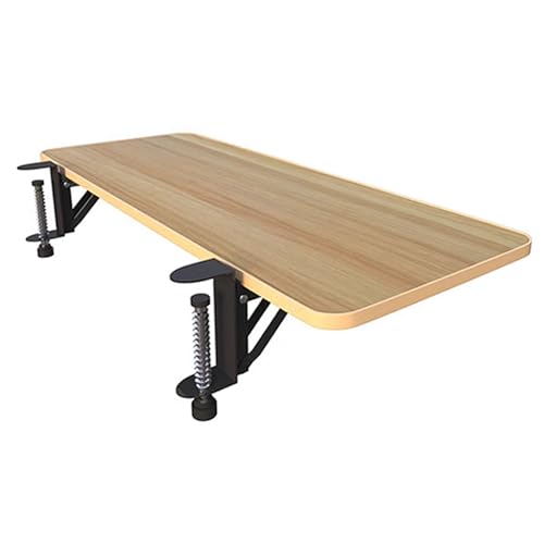 Klappbare Schreibtisch-Verlängerungsregale – Klemmbare Tastatur-Plattform für Schreibtisch- und Arbeitsplatzzubehör, Holz, 52 x 24 cm, perfekt für Heimbüro und kleine Räume Klappbare Schreibtisch-Verlängerungsregale – Klemmbare Tastatur-Plattform für Schreibtisch- und Arbeitsplatzzubehör, Holz, 52 x 24 cm, perfekt für Heimbüro und kleine Räume von Generisch