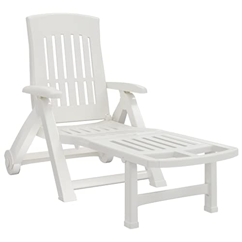 Klappbare Sonnenliege, tragbarer Outdoor-Sitz mit verstellbarer Rückenlehne, langlebiges, leichtes Design, platzsparende faltbare Funktion, bequemer Garten-Liegestuhl von Generisch