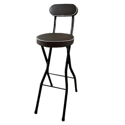 Klappbarer Barhocker mit Rückenlehne Tragbarer Stuhl für Küche Wohnzimmer Garten Camping Angeln - Braun Klarinette 75cm Höhe 1 Stück Klappbarer Barhocker mit Rückenlehne Tragbarer Stuhl für Küche Wohnzimmer Garten Camping Angeln - Braun Klarinette 75cm Höhe 1 Stück von Generisch