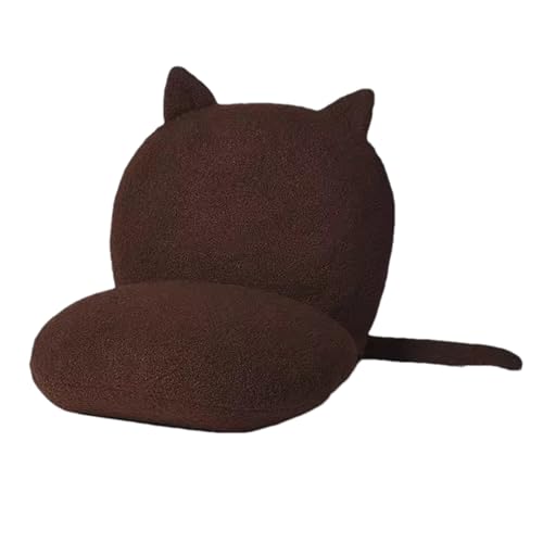 Klappbarer Bodenstuhl mit Rückenstütze - Verstellbarer Meditationsstuhl für Gaming und Entspannung - Katzenförmiges Design von Generisch
