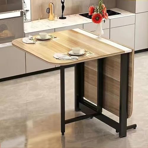 Klappbarer Esstisch, Drop-Leaf, ausziehbar, platzsparend, Küchentisch für Wohnzimmer und Schlafzimmer von Generisch