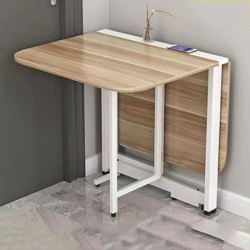 Klappbarer Esstisch, Drop-Leaf, ausziehbar, platzsparend, Küchentisch für Wohnzimmer und Schlafzimmer von Generisch