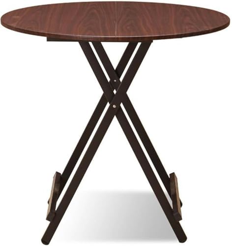 Klappbarer Esstisch, platzsparender Holz-Tisch, ausziehbar und faltbar, mit Metallbeinen für kleine Räume von Generisch