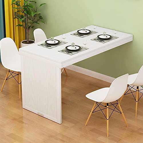 Klappbarer Esstisch für kleine Räume, wandelbarer Schreibtisch für Büro, Schlafzimmer, Küche, platzsparend, zusammenklappbarer Wandtisch mit MDF-Platte Klappbarer Esstisch für kleine Räume, wandelbarer Schreibtisch für Büro, Schlafzimmer, Küche, platzsparend, zusammenklappbarer Wandtisch mit MDF-Platte von Generisch