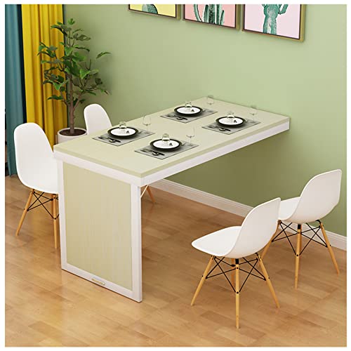 Klappbarer Esstisch zur Wandmontage, multifunktionaler platzsparender Tisch (E 80 x 50 x 75 cm) – perfekt für kleine Räume, kompaktes Design, einfache Installation von Generisch
