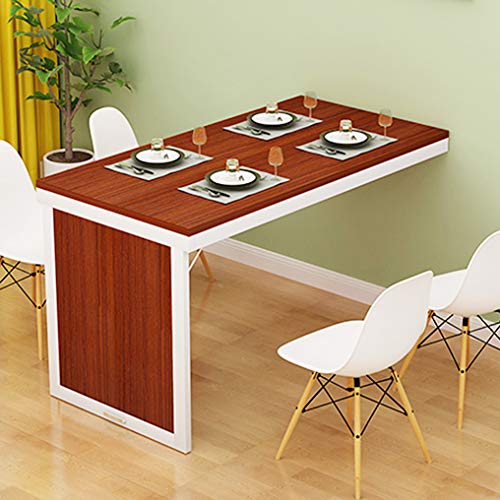Klappbarer Esstisch zur Wandmontage, platzsparender MDF-Multifunktionsschreibtisch für kleine Räume, moderne Einfachheit, Heimbüro, Computertisch, zusammenklappbares Design von Generisch