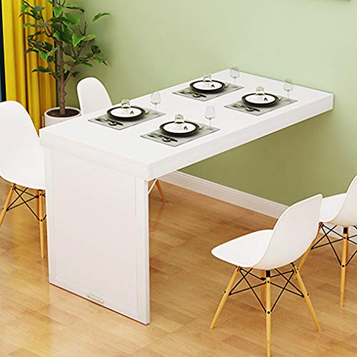 Klappbarer Esstisch zur Wandmontage, platzsparender MDF-Multifunktionsschreibtisch für kleine Räume, moderne Einfachheit, Heimbüro und Computertisch, perfekt für kompaktes Wohnen von Generisch