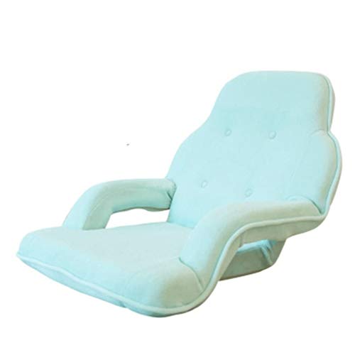 Klappbarer Gaming-Stuhl mit Rückenstütze und gepolstertem Sofa, gestrickter Stretch-Stoff, leicht zu reinigen von Generisch