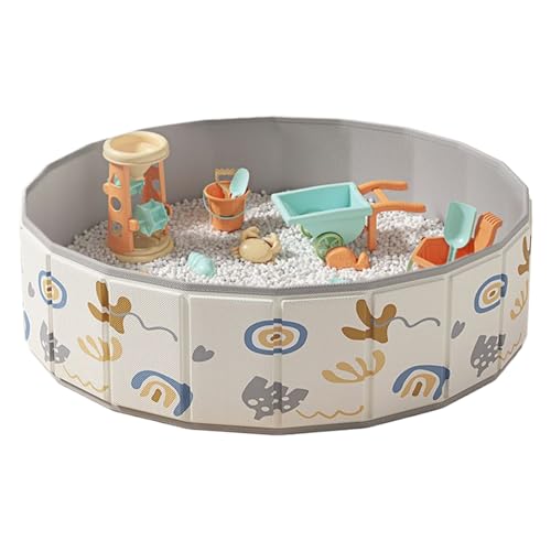 Klappbarer Hundepool - Klappbarer Hunde Pool Schwimmbadewanne,Tragbare Badewanne Planschbecken Für Sommer Garten Outdoor Indoor Haustiere Baby Kleinkind Kinder von Generisch