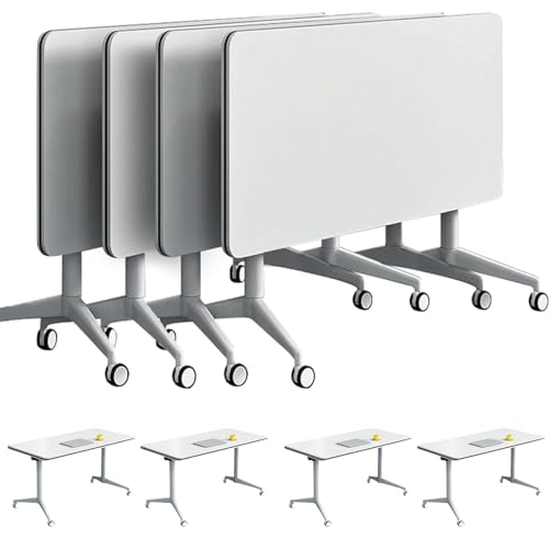 Klappbarer Konferenztisch - Mobile Trainingstische mit Rollen, großes Flip-Top-Design für Büro-Seminar- und Besprechungsräume Klappbarer Konferenztisch - Mobile Trainingstische mit Rollen, großes Flip-Top-Design für Büro-Seminar- und Besprechungsräume von Generisch