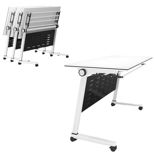 Klappbarer Konferenztisch mit Rollen, tragbares und platzsparendes Flip-Top-Design für Büro und Klassenzimmer, ideal für moderne Arbeitsbereiche Klappbarer Konferenztisch mit Rollen, tragbares und platzsparendes Flip-Top-Design für Büro und Klassenzimmer, ideal für moderne Arbeitsbereiche von Generisch