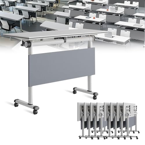 Klappbarer Konferenztisch mit mobilem Design und leisen Schwenkrädern für platzsparende und tragbare Büro-, Meeting- und Veranstaltungslösungen Klappbarer Konferenztisch mit mobilem Design und leisen Schwenkrädern für platzsparende und tragbare Büro-, Meeting- und Veranstaltungslösungen von Generisch