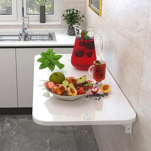 Klappbarer Laptop-Schreibtisch, Wandmontage, platzsparend, schwimmender Tisch, 99,1 x 30,5 cm, vielseitiger Ess- und Waschtisch, kompaktes Wandregal, Arbeitsplatz für Heimbüro, Weiß Klappbarer Laptop-Schreibtisch, Wandmontage, platzsparend, schwimmender Tisch, 99,1 x 30,5 cm, vielseitiger Ess- und Waschtisch, kompaktes Wandregal, Arbeitsplatz für Heimbüro, Weiß von Generisch