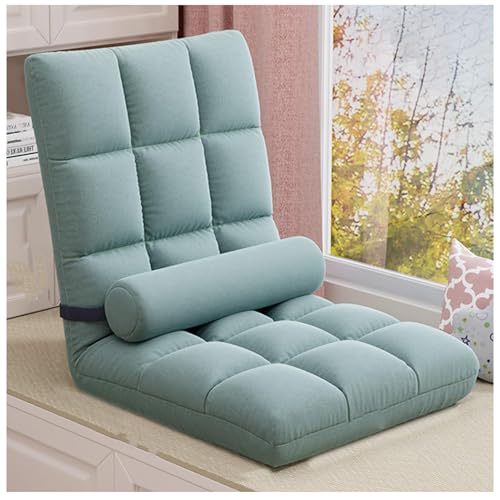 Klappbarer Lounge-Stuhl, 5 verstellbare Positionen, Gaming-Sofa mit Rückenlehne, tragbar, gepolsterter Schlafsessel zum Entspannen von Generisch