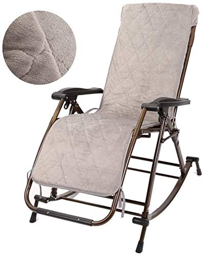 Klappbarer Schaukelstuhl für den Außenbereich, leicht, verstellbar, Zero Gravity Rocker für Garten, Camping und Freizeit, wasserdichte Sonnenliege mit Liegestuhl-Design (Farbe: B) Perfektes Geschenk von Generisch