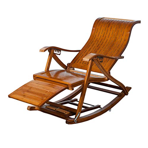 Klappbarer Schaukelstuhl mit Armlehne und Rückenlehne für Garten, Strand oder Terrasse, tragbarer Liegestuhl für Entspannung und Komfort im Freien von Generisch