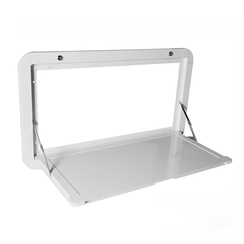 Klappbarer Schreibtisch aus Aluminiumlegierung, wandmontierter Klapptisch mit 2 Schlössern für platzsparende Aufbewahrung in Wohnmobilen, Wohnmobilen und Wohnmobilen Klappbarer Schreibtisch aus Aluminiumlegierung, wandmontierter Klapptisch mit 2 Schlössern für platzsparende Aufbewahrung in Wohnmobilen, Wohnmobilen und Wohnmobilen von Generisch