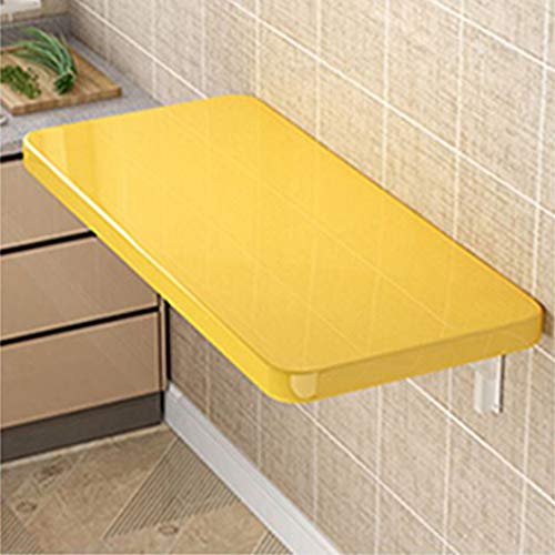 Klappbarer Tisch zur Wandmontage – platzsparender schwebender Schreibtisch für Home Office & Arbeitszimmer, verstellbarer Laptop-Schreibtisch, vielseitiges Wandhalterungsdesign, mehrere von Generisch