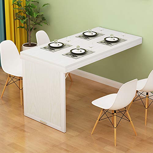 Klappbarer Wand-Küchentisch, platzsparender wandelbarer Esstisch mit Drop-Leaf-Design für kleine Räume, kompakter schwimmender Bürotisch für Zuhause & Büro von Generisch