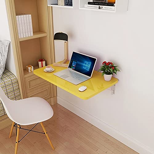 Klappbarer Wandschreibtisch, zusammenklappbarer Schreibtisch zur Wandmontage für kleinen Raum, schwebender Wandschreibtisch, wandmontierter Klapptisch für kleine Platzersparnis Klappbarer Wandschreibtisch, zusammenklappbarer Schreibtisch zur Wandmontage für kleinen Raum, schwebender Wandschreibtisch, wandmontierter Klapptisch für kleine Platzersparnis von Generisch