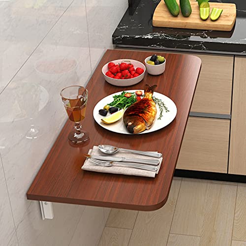 Klappbarer Wandtisch, platzsparender Schreibtisch mit Blättern, kompakter schwebender Schreibtisch für kleine Räume – ideal für Arbeitszimmer, Heimbüro oder Wohnzimmer von Generisch