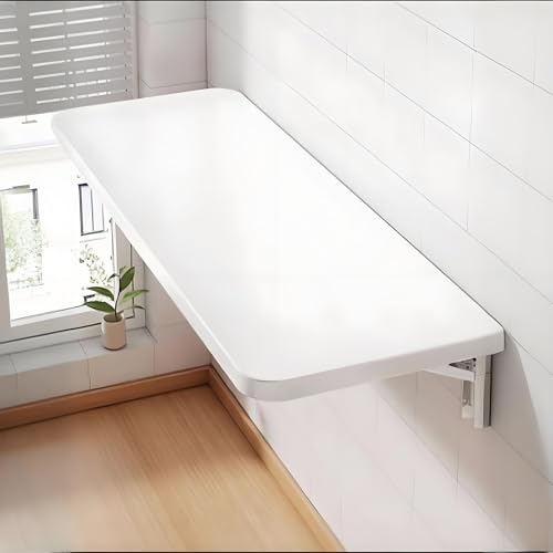 Klappbarer Wandtisch für Küche & Esszimmer - Einfache Installation Platzsparender Tisch (100.1 cmx 30.0 cm) - Vielseitiger Kindertisch für Zuhause & Büro 100 x 30 cm von Generisch