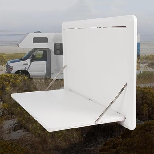 Klappbarer externer hängender Klapptisch, platzsparender Wohnmobil-Esszimmertisch mit 25 kg Tragkraft für kompakte Wohnräume Klappbarer externer hängender Klapptisch, platzsparender Wohnmobil-Esszimmertisch mit 25 kg Tragkraft für kompakte Wohnräume von Generisch