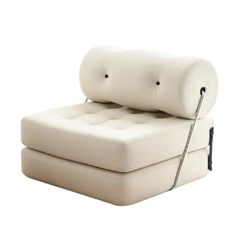 Klappbares Schlafsofa, umwandelbarer Schlafsessel mit Rückenstütze für Wohnzimmer und Schlafzimmer, bequemes multifunktionales Design für kleine Räume von Generisch