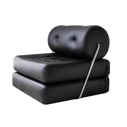 Klappbares Schlafsofa - Umwandelbarer Schlafsessel, tragbares Klappbett mit Rückenstütze für Wohnzimmer und Schlafzimmer von Generisch