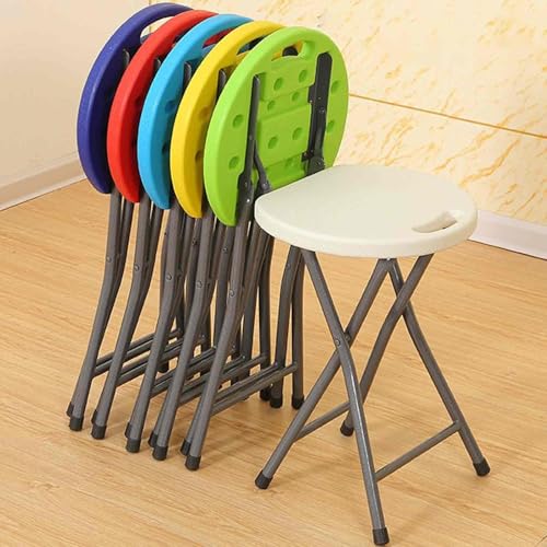 Klapphocker, tragbare Klapphocker für Erwachsene, 136 kg Kapazität, PP-druckfestes Material von Generisch