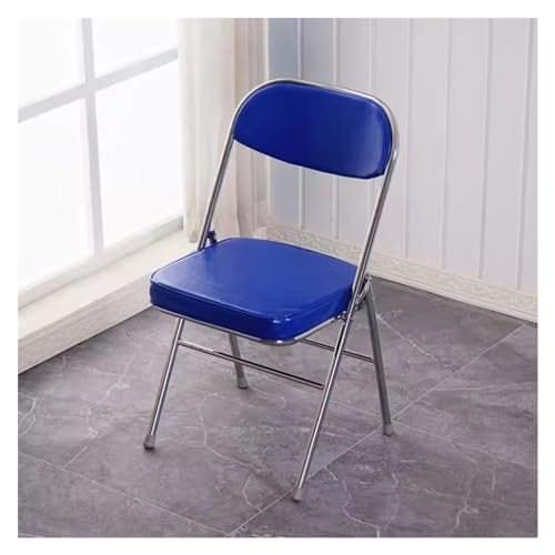 Klappstühle 2er Set Braun Leder Gepolsterte Sitze Bequeme Esszimmerstühle für Partys Stapelbar und Leicht zu Verstauen Klappstühle 2er Set Braun Leder Gepolsterte Sitze Bequeme Esszimmerstühle für Partys Stapelbar und Leicht zu Verstauen von Generisch