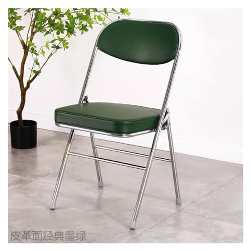 Klappstühle 2er Set Grün Gepolsterte Sitze Leder Weiß Esszimmer Kissen Bequem Stapeln Party Faltbar Klappstühle 2er Set Grün Gepolsterte Sitze Leder Weiß Esszimmer Kissen Bequem Stapeln Party Faltbar von Generisch