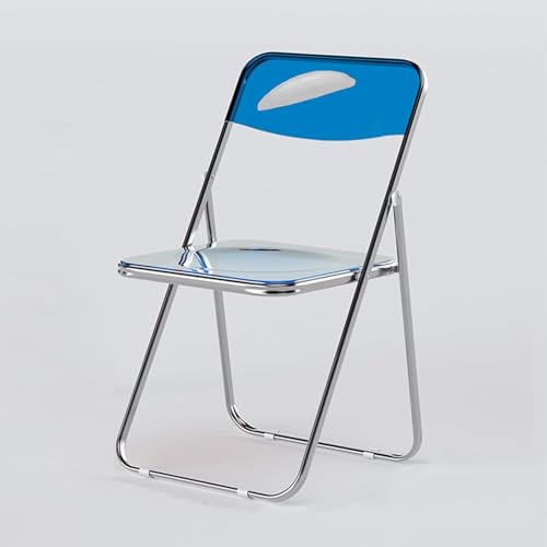 Klappstühle aus Acryl, luxuriöses modernes Design, bequeme Untertassenform für Wohnzimmer und Schlafzimmer, weich und pelzig, mit Metallrahmen Klappstühle aus Acryl, luxuriöses modernes Design, bequeme Untertassenform für Wohnzimmer und Schlafzimmer, weich und pelzig, mit Metallrahmen von Generisch