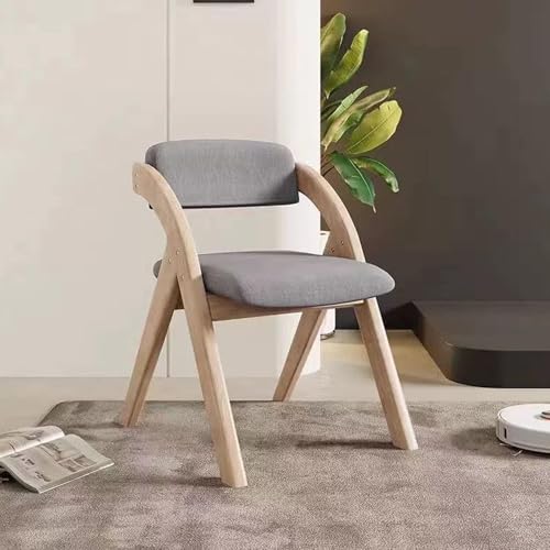 Klappstühle mit weichen Kissen - Tragbare Esszimmerstühle aus Holz für Gäste, Küchen, Büros, Hochzeiten und Partys, vorinstalliertes Design von Generisch