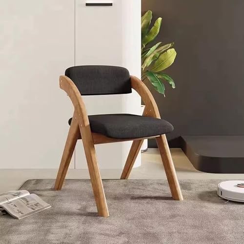 Klappstühle mit weichen Kissen – Tragbare Esszimmerstühle aus Holz für Gäste, Küchen, Büros, Hochzeiten und Partys – vorinstalliert für einfache Verwendung von Generisch
