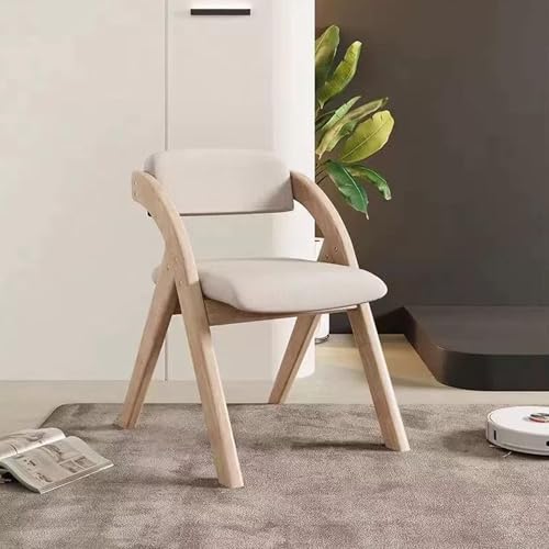 Klappstühle mit weichen Kissen - Tragbare Esszimmerstühle aus Holz für Gäste, perfekt für Küchen, Büros, Hochzeiten und Partys von Generisch
