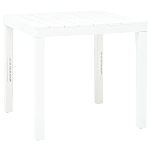 Klapptisch Gartentisch aus Kunststoff in Anthrazit 45 x 43 x 50 cm klein klappbar Balkontisch Kunststoff wetterbeständig Gartentisch von Generisch
