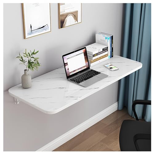 Klapptisch Werkbank Wandmontiert - Platzsparender Schreibtisch für Schlafzimmer, Badezimmer oder Balkon - Leicht zu reinigen von Generisch