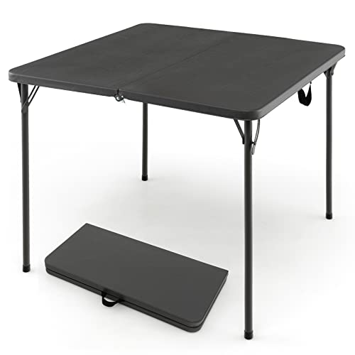 Klapptisch für Essen und Camping - Tragbarer quadratischer Haushaltstisch, faltbarer Mahjong-Tisch für den Außenbereich von Generisch