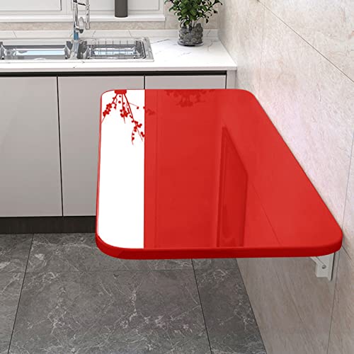 Klapptisch zur Wandmontage, Klapptisch für kleine Räume, platzsparend, schwebender Wandschreibtisch für Waschküche und Küche, zusammenklappbare Werkbank Klapptisch zur Wandmontage, Klapptisch für kleine Räume, platzsparend, schwebender Wandschreibtisch für Waschküche und Küche, zusammenklappbare Werkbank von Generisch