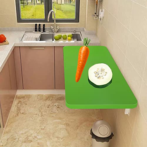 Klapptisch zur Wandmontage, für Esszimmer & Küche, platzsparender Schreibtisch für Arbeitszimmer und Computer, 60 x 50 cm, stilvolles dunkelgrünes Finish Klapptisch zur Wandmontage, für Esszimmer & Küche, platzsparender Schreibtisch für Arbeitszimmer und Computer, 60 x 50 cm, stilvolles dunkelgrünes Finish von Generisch