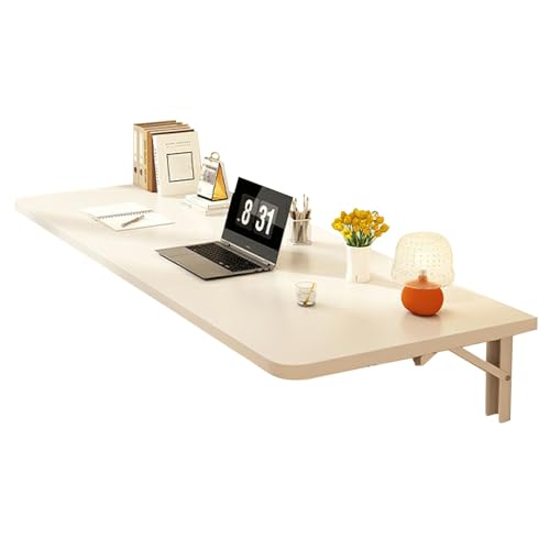 Klapptisch zur Wandmontage, für Waschküche, Arbeitszimmer oder Küche, platzsparendes Design mit robustem Ständer, vielseitige Ess- und Schminktischlösung von Generisch