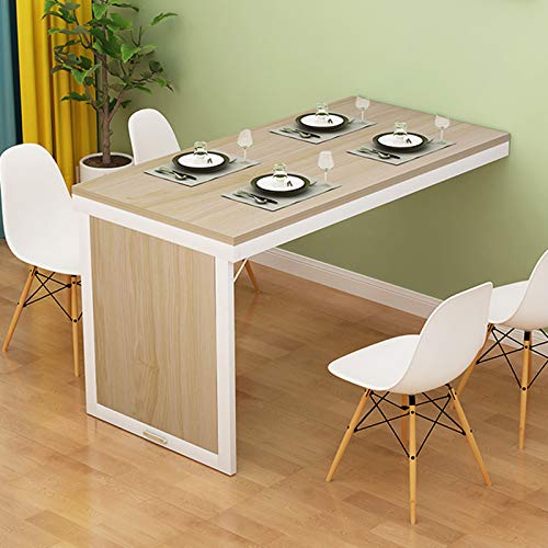 Klapptisch zur Wandmontage, platzsparend, wandelbarer Ess- und Bürotisch für kleine Räume, schwebender Wandtisch für Zuhause, kompakte Möbellösung Klapptisch zur Wandmontage, platzsparend, wandelbarer Ess- und Bürotisch für kleine Räume, schwebender Wandtisch für Zuhause, kompakte Möbellösung von Generisch