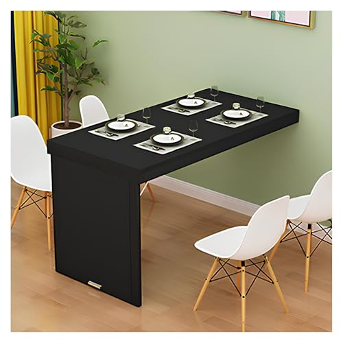 Klapptisch zur Wandmontage, platzsparend, zusammenklappbares Design für kleine Räume, schwarz, 80 x 40 cm, perfekte Lösung für Zuhause, Büro, kompakt und stilvoll Klapptisch zur Wandmontage, platzsparend, zusammenklappbares Design für kleine Räume, schwarz, 80 x 40 cm, perfekte Lösung für Zuhause, Büro, kompakt und stilvoll von Generisch