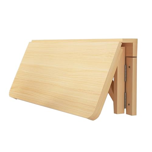 Klapptisch zur Wandmontage, platzsparender Hängeschrank für Zuhause, Büro, Küche, Waschküche, vielseitiger klappbarer Arbeitsplatz aus Holz (70 x 50 cm) von Generisch