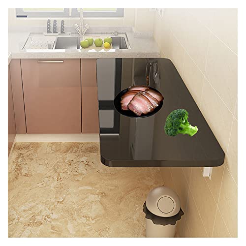 Klapptisch zur Wandmontage, platzsparender Klapptisch für kleine Räume, perfekter schwebender Schreibtisch für Waschküche, Arbeitszimmer oder Schlafzimmer von Generisch