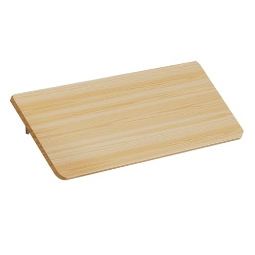 Klapptisch zur Wandmontage, platzsparender Schreibtisch für Laptop, Arbeitszimmer, Esszimmer, vielseitige Werkbank für Balkon, Schlafzimmer, Badezimmer, Küche (helles Nussbaum, 60 x 20 cm) von Generisch