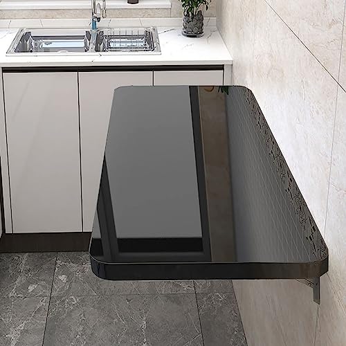 Klapptisch zur Wandmontage, platzsparender Schreibtisch für kleine Räume, ideal für Küche und Esszimmer, Wäschefalttisch von Generisch