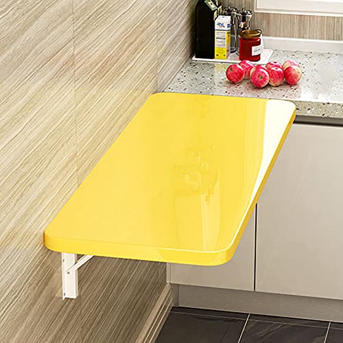 Klapptisch zur Wandmontage – Drop Leaf Computertisch Schwimmende Werkbank für Home Office oder Küche, vielseitiges, kompaktes Design für Essen oder Arbeit von Generisch
