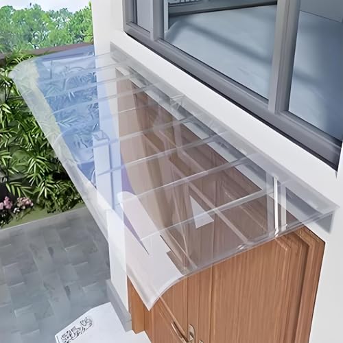 Klar 45x200cm Balkonmarkise Wasserdicht Outdoor Sichtschutz ohne Bohren Seitenmarkise für Sonnenschutz Terrassenabdeckung Vielseitig Garten Paravent Einfache Montage Klar 45x200cm Balkonmarkise Wasserdicht Outdoor Sichtschutz ohne Bohren Seitenmarkise für Sonnenschutz Terrassenabdeckung Vielseitig Garten Paravent Einfache Montage von Generisch